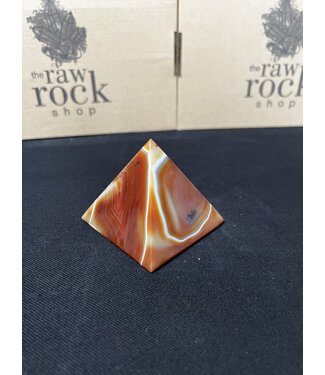 Red Agate Pyramid #11, 294gr