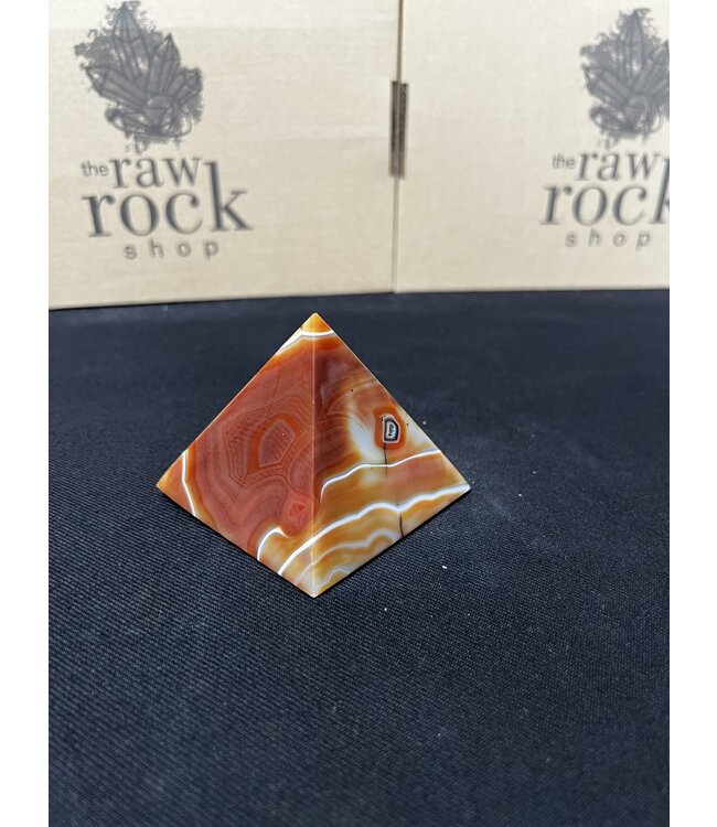 Red Agate Pyramid #11, 294gr