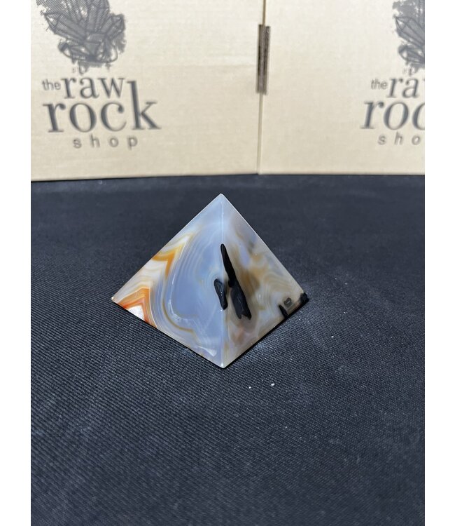 Red Agate Pyramid #10, 246gr