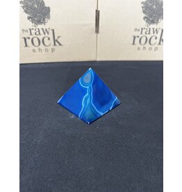 Blue Agate Pyramid #11, 216gr