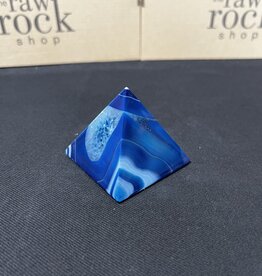 Blue Agate Pyramid #12, 190gr