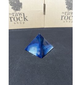 Blue Agate Pyramid #14, 180gr