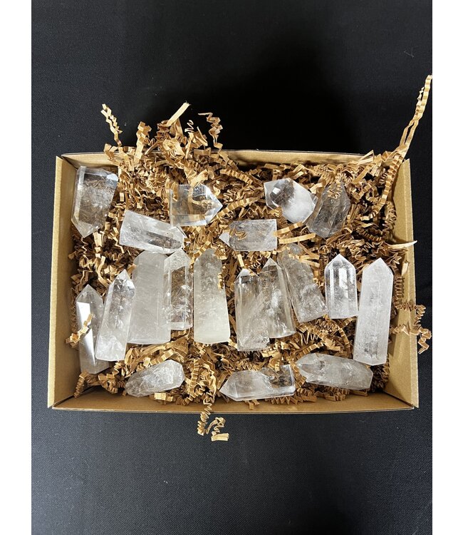 Clear Quartz Points 1KG bulk lot
