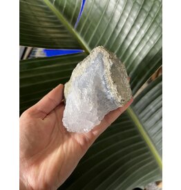 Blue Lace Agate Raw Geode #310, 406gr