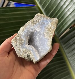 Blue Lace Agate Raw Geode #334, 302gr
