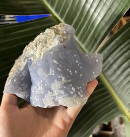 Blue Lace Agate Raw Geode #363, 846gr
