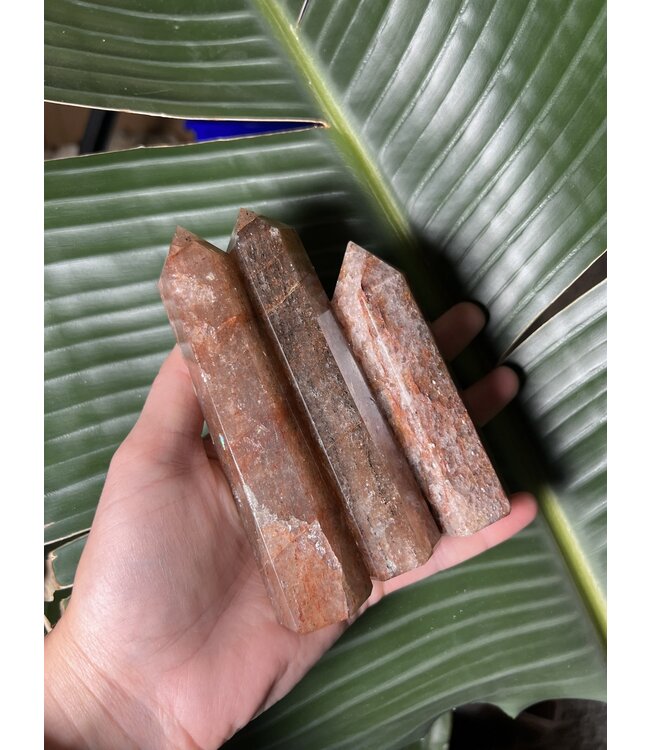 Red Hematoid/Fire Quartz Point, Size Jumbo [150-174gr]