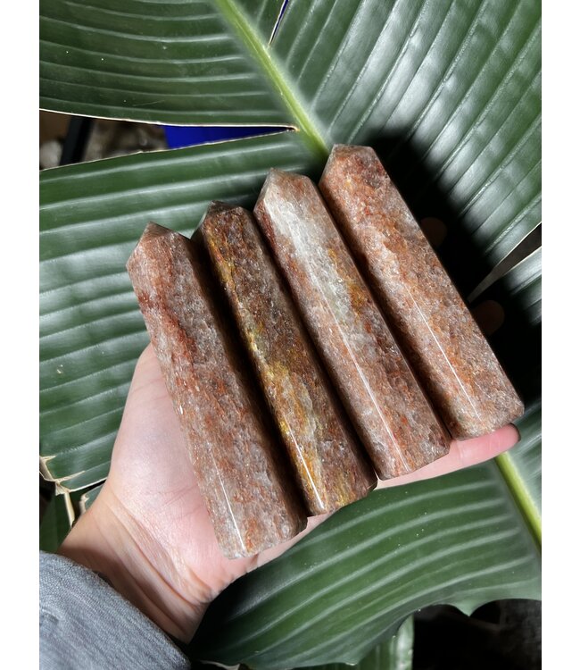 Red Hematoid/Fire Quartz Point, Size Giant [200-224gr]