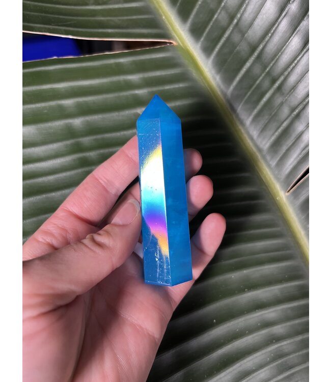 Blue Aura Quartz Point, Size Medium [50-74gr]