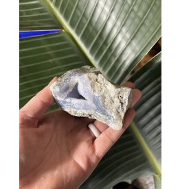 Blue Lace Agate Raw Geode #397, 244gr