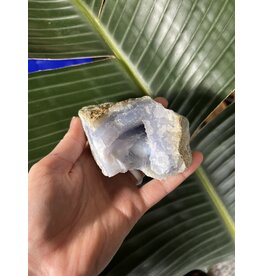 Blue Lace Agate Raw Geode #400, 314gr