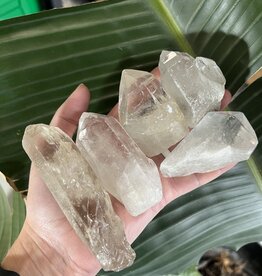 Rough Naturally Terminated Clear Quartz Points, Size X-Large [100-124gr]