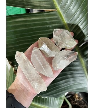 Rough Naturally Terminated Clear Quartz Points, Size Large [75-99gr]