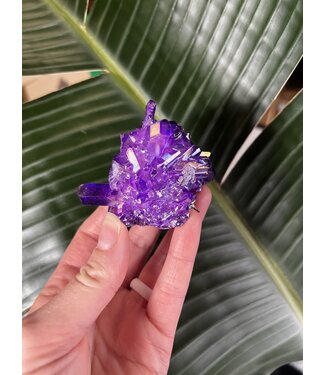 Purple Aura Cluster #129, 132gr