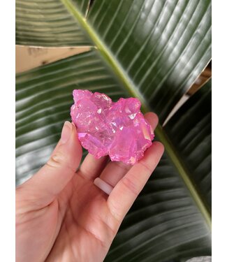 Pink Aura Cluster #136, 76gr