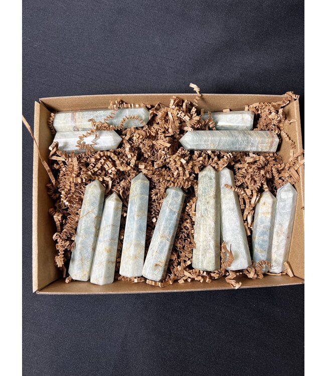 Aquamarine Points 1KG bulk lot