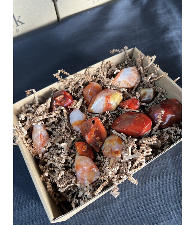 Carnelian Flames 1KG bulk lot