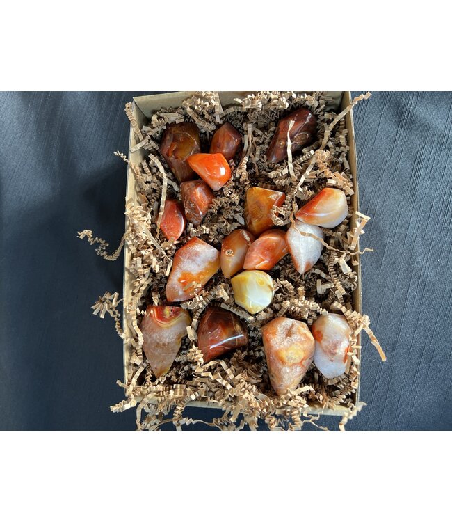 Carnelian Flames 1KG bulk lot