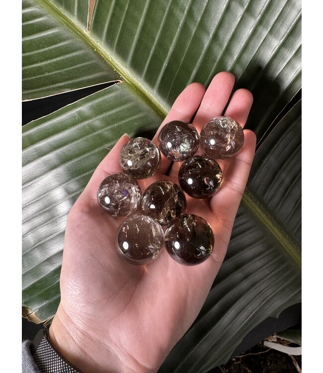 Mini Sphere Smoky Quartz, 2.5-3cm