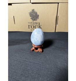 Blue Calcite Egg, 45-49mm