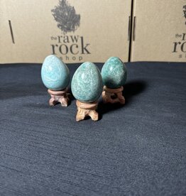 Amazonite Egg, 35-39mm