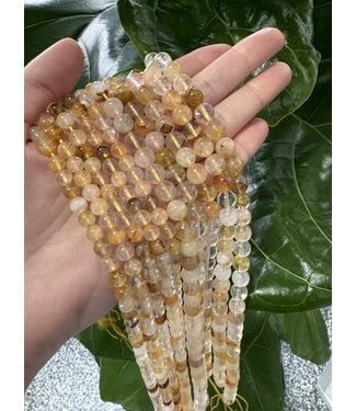 Golden Healer Beads Polished 15" Strand 6mm 8mm