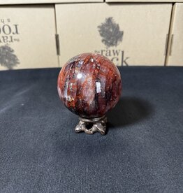 Fire Quartz Sphere, 80-84mm