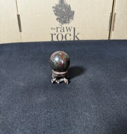 Dark Dragon Bloodstone Sphere, 35-39mm