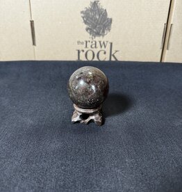 Dark Dragon Bloodstone Sphere, 50-54mm