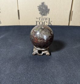 Dark Dragon Bloodstone Sphere, 65-69mm