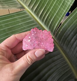 Pink Aura Cluster #176, 52gr