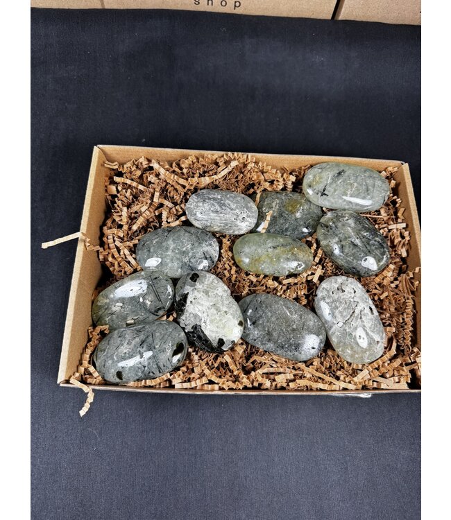 Prehnite Palm Stones 1KG bulk lot