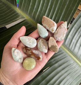 Green Flower Agate Assorted Shape, Size Baby [1-24gr]