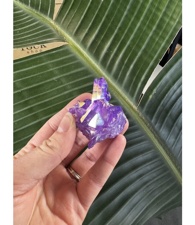 Purple Aura Cluster #207, 38gr