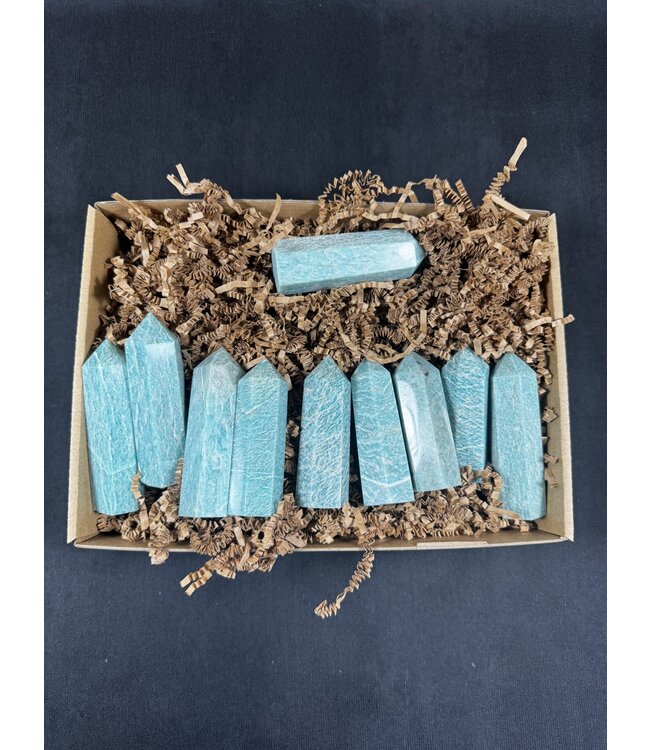 Amazonite Points 1KG bulk lot