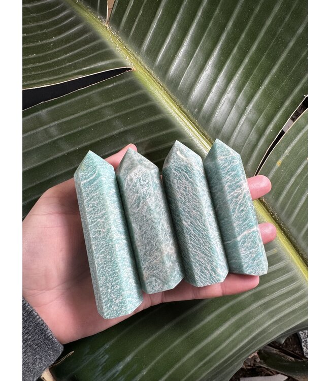 Amazonite Point, Size Large [75-99gr]