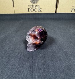 Rainbow Fluorite Skull #11, 362gr