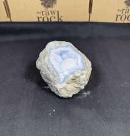 Blue Lace Agate Raw Geode #500, 784gr