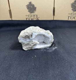 Blue Lace Agate Raw Geode #503, 640gr
