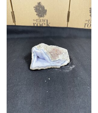 Blue Lace Agate Raw Geode #506, 512gr