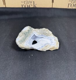 Blue Lace Agate Raw Geode #507, 414gr