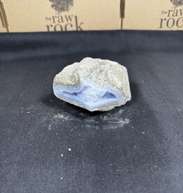 Blue Lace Agate Raw Geode #508, 424gr