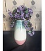 Amethyst Floral Vase #4