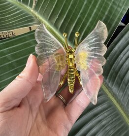 Fluorite Butterfly, Gold #12, 108gr