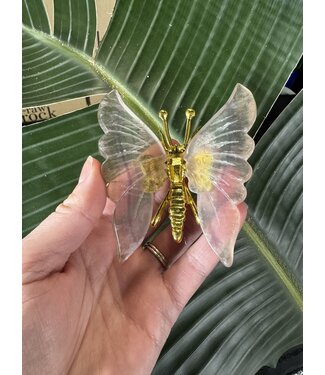 Fluorite Butterfly, Gold #12, 108gr