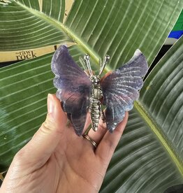 Fluorite Butterfly, Silver #24, 106gr