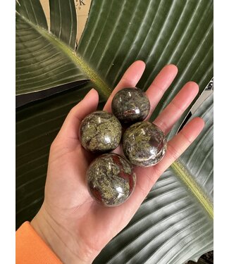 Dragon Blood Jasper/Dragon Bloodstone Sphere, 35-39mm