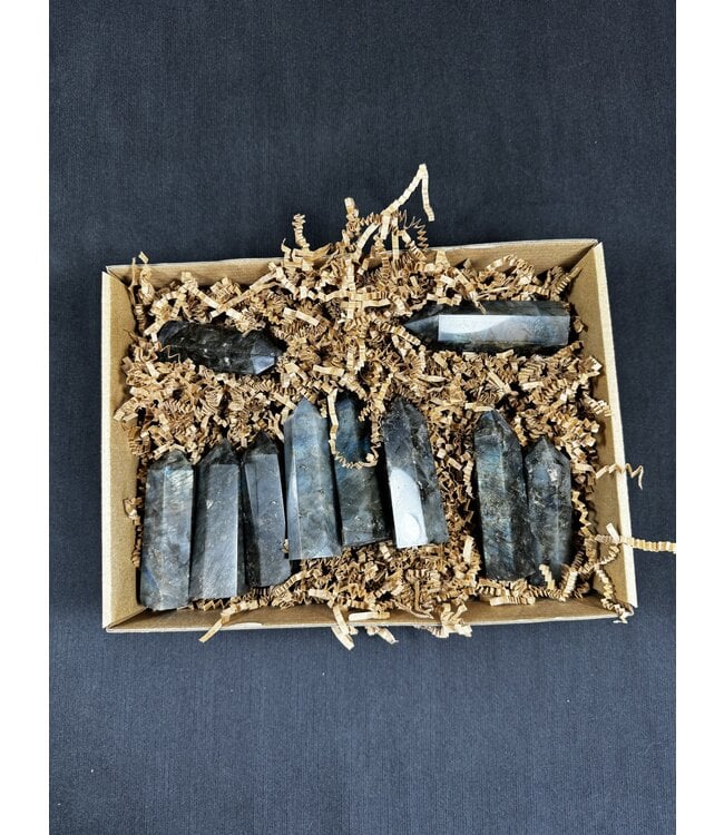 Labradorite Points 1KG bulk lot