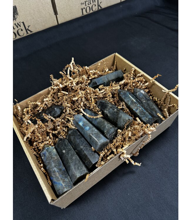 Labradorite Points 1KG bulk lot