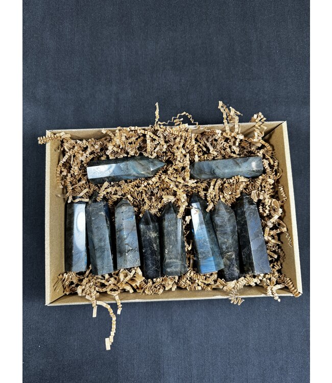 Labradorite Points 1KG bulk lot